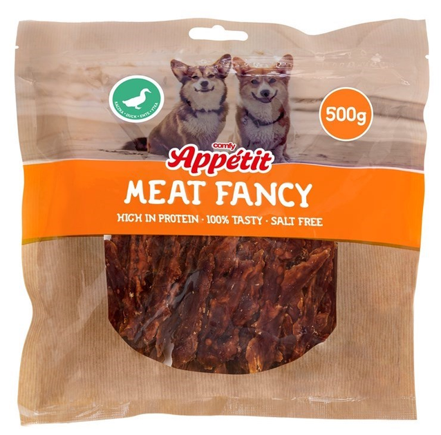 Ласощі для собак Comfy Apetit Fancy грудинка з качки 500 г 256396 (5905546334112) - зображення 1