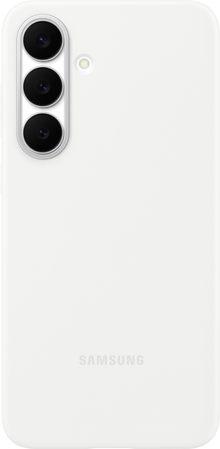 Etui plecki Samsung Silicone do Samsung Galaxy S25 FE White (EF-PS731CWEGWW) - obraz 1
