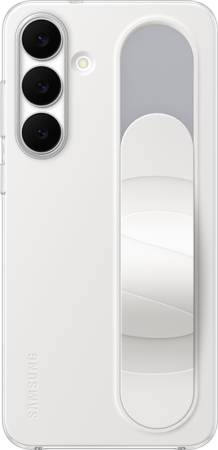 Панель Samsung Standing Grip Case для Samsung Galaxy S25 FE White (EF-GS731CWEGWW) - зображення 2