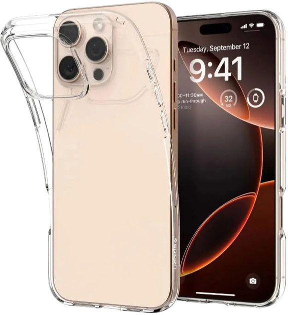 Etui plecki Spigen Liquid Crystal do Apple iPhone 16 Pro Max Crystal Clear (8809971229203) - obraz 1