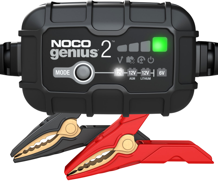 Інтелектуальний зарядний пристрій Noco Genius 2A (GENIUS2EU) - зображення 1