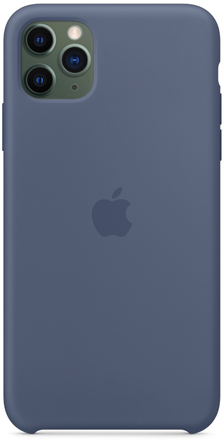 Панель Apple Silicone Case для Apple iPhone 11 Pro Max Alaskan Blue (MX032) - зображення 3