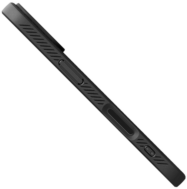 Etui plecki Spigen Liquid Air do Apple iPhone 17 Matte Black (8800283315011) - obraz 7