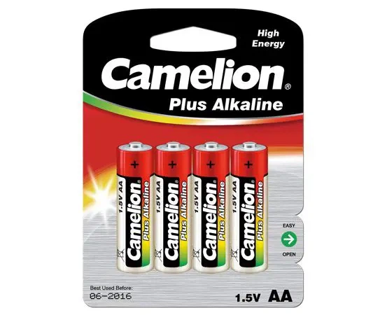 Батарейка CAMELION LR06 Plus Alkaline 4BL - изображение 2