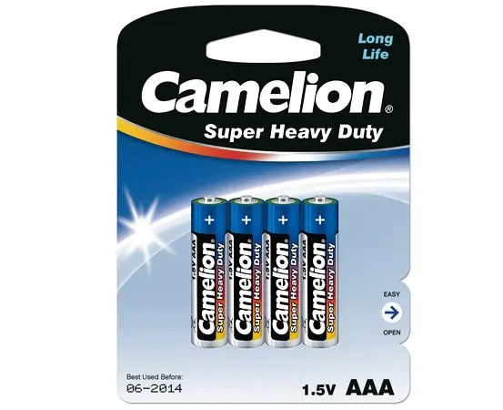 Батарейка CAMELION R03 AAA Blue 4BL - изображение 2