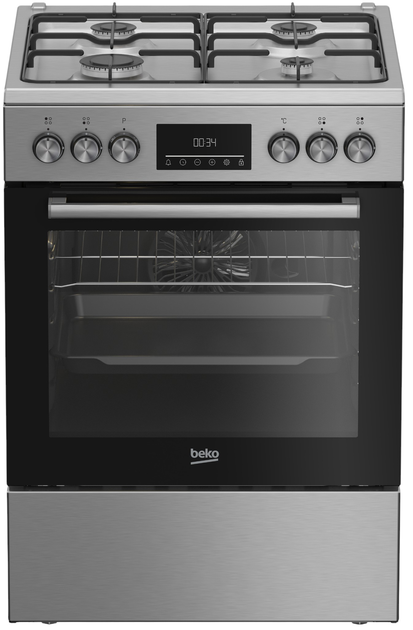 Плита комбінована Beko FBE6330GXDSN - зображення 1