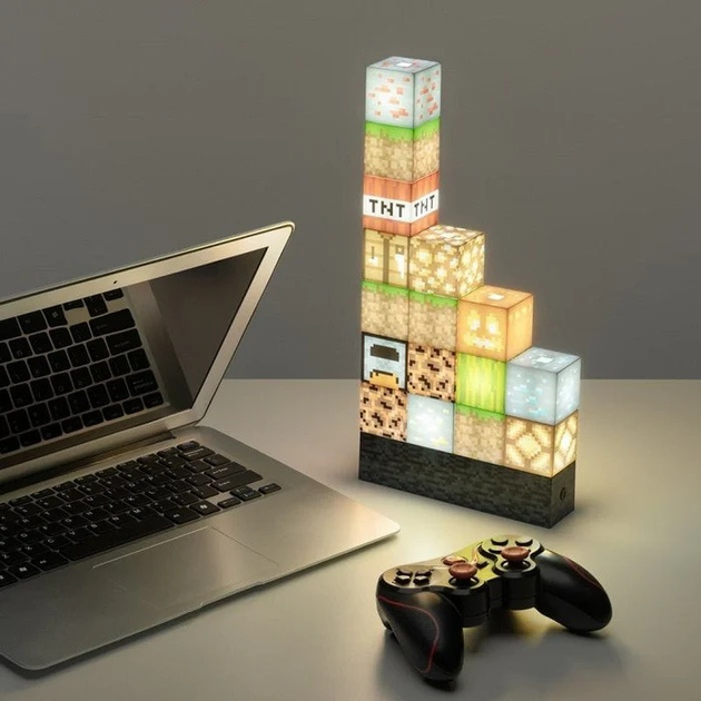 Lampka Paladone Minecraft Block Building (PP6596MCF) - obraz 5