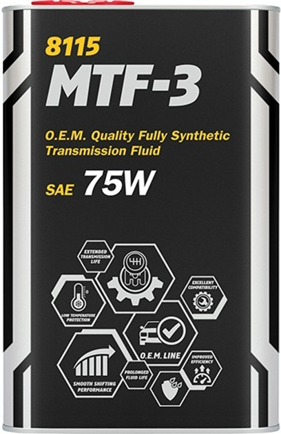 Olej przekladniowy Mannol MTF-3 75W 1 l (4036021102313) - obraz 1