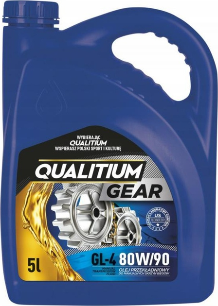 Трансмісійна олива Qualitium Gear 80W90 5 л (5906749631633) - зображення 1