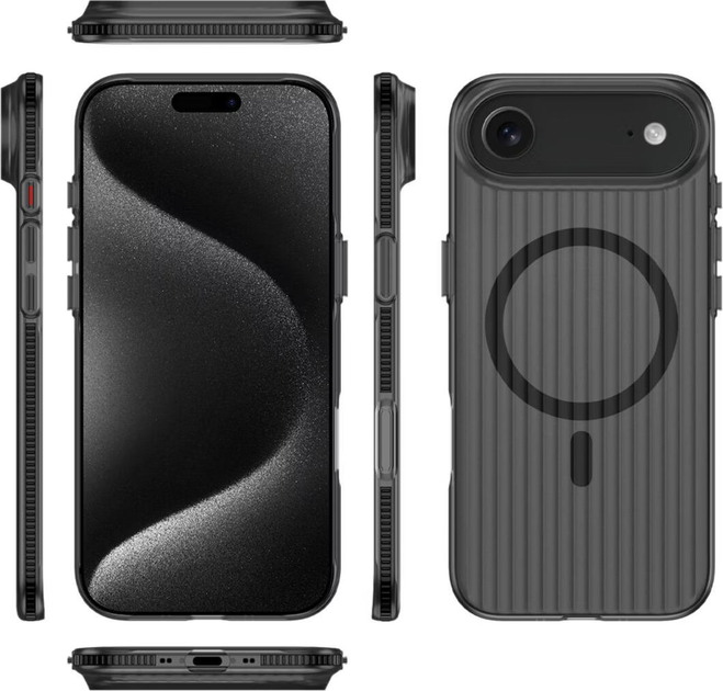Etui 4smarts Design Case Aero do Apple iPhone Air Transparent/Black (4252011912544) - obraz 2