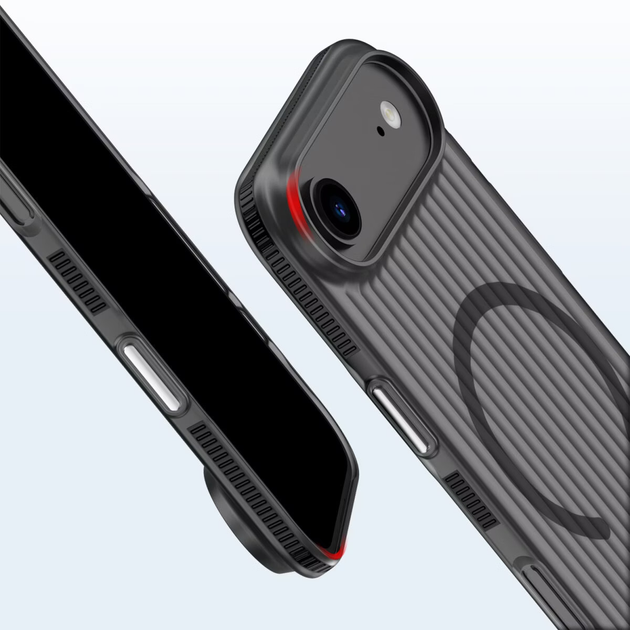 Etui 4smarts Design Case Aero do Apple iPhone Air Transparent/Black (4252011912544) - obraz 4