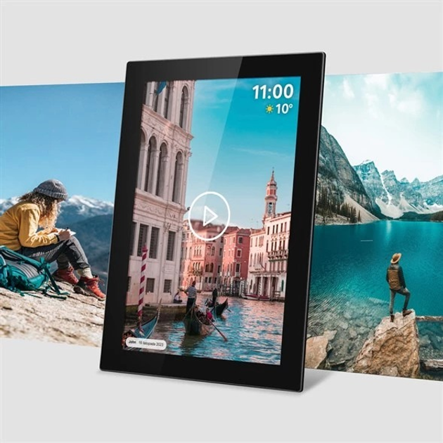 Cyfrowa ramka na zdjęcia Kruger&Matz Frameo z Wi-Fi 10.1" czarna KM1100 - obraz 5