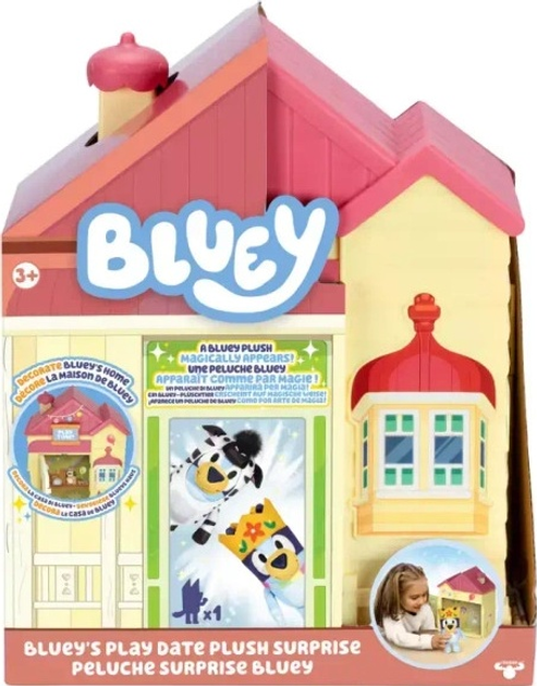 Zestaw do zabawy Moose Bluey Domek niespodzianka z pluszakiem (630996176603) - obraz 1