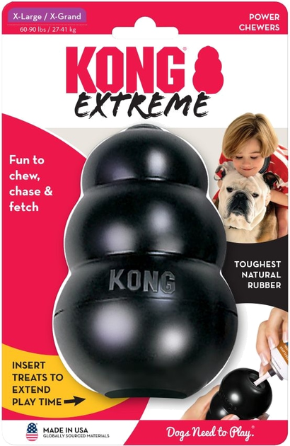Іграшка Kong Extreme суперміцна груша-годівниця для собак великих порід XL (35585111025) - зображення 2