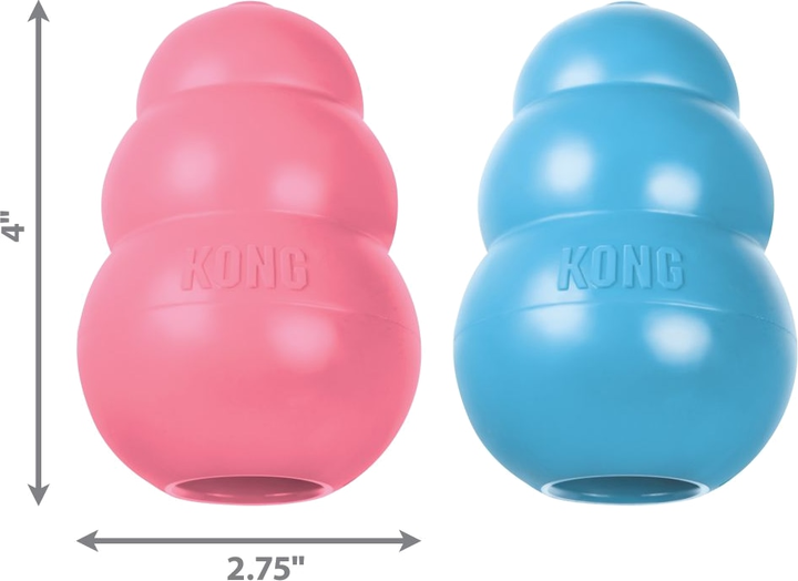 Zabawka Kong Puppy gruszka-karmidło dla szczeniąt średnich i dużych ras L (31115) (35585131115) - obraz 3