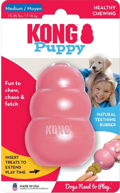 Іграшка Kong Puppy груша-годівниця для цуценят середніх порід M (31214) (35585131214) - зображення 2