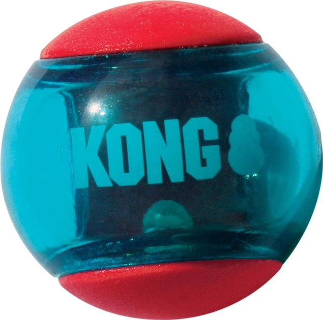 Zabawka Kong Squeezz Action Ball piłka-piszczek dla psów małych ras S 3 szt (35585464084) - obraz 1