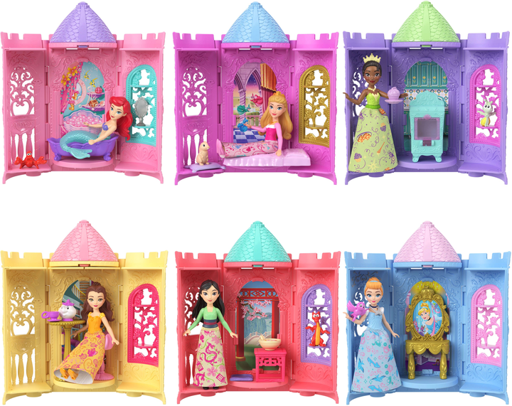 Набір-сюрприз з мінілялькою Disney Frozen Загадкова вежа Disney Princess (JBL46) (0194735263349) - зображення 2