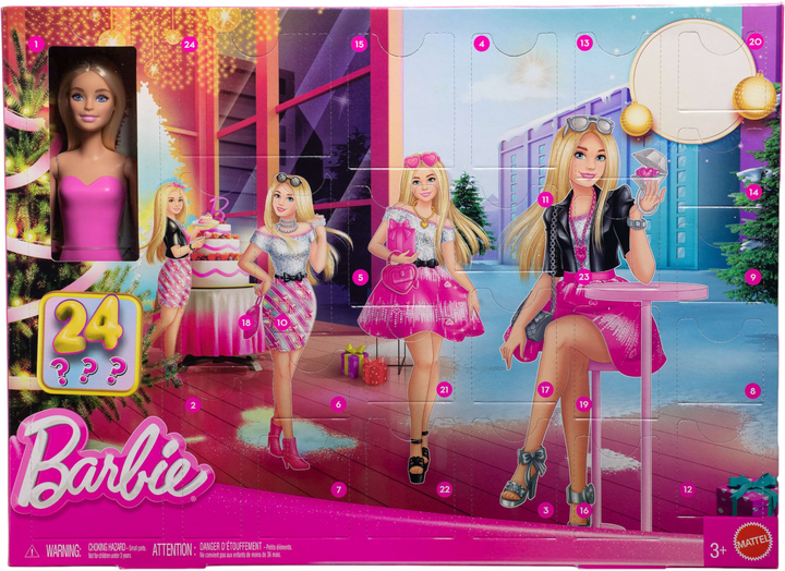 Адвент-календар Barbie Стиль та краса (JFL63) (194735300389) - зображення 1
