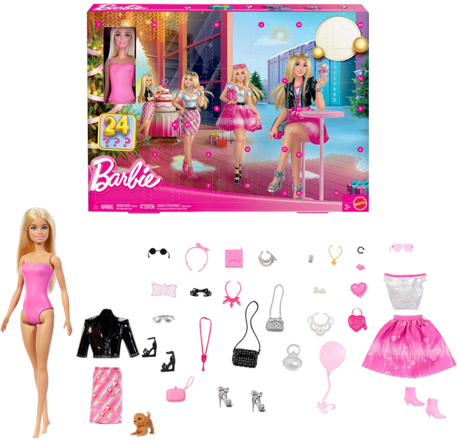 Адвент-календар Barbie Стиль та краса (JFL63) (194735300389) - зображення 2