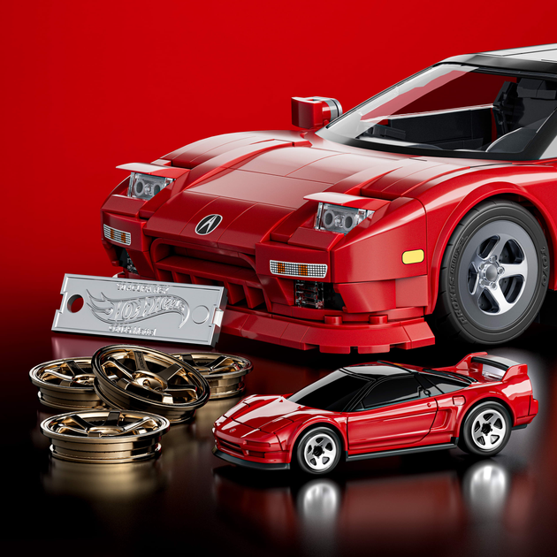 Колекційна машинка-конструктор Mattel Brick Shop Hot Wheels Elite Acura 876 деталей (JFT17) (194735304806) - зображення 4