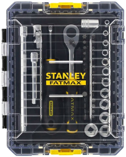 Набір торцевих головок Stanley 1/4 FATMAX Maxi Drive шестигранних 48 предметів (FMMT98101-0) - зображення 7