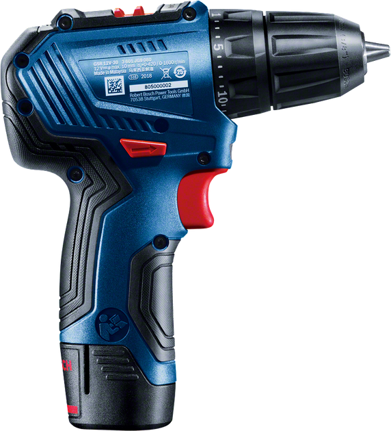 Безщітковий акумуляторний дриль-шурупокрут Bosch Professional GSR 12V-30 (06019G9000) - зображення 3