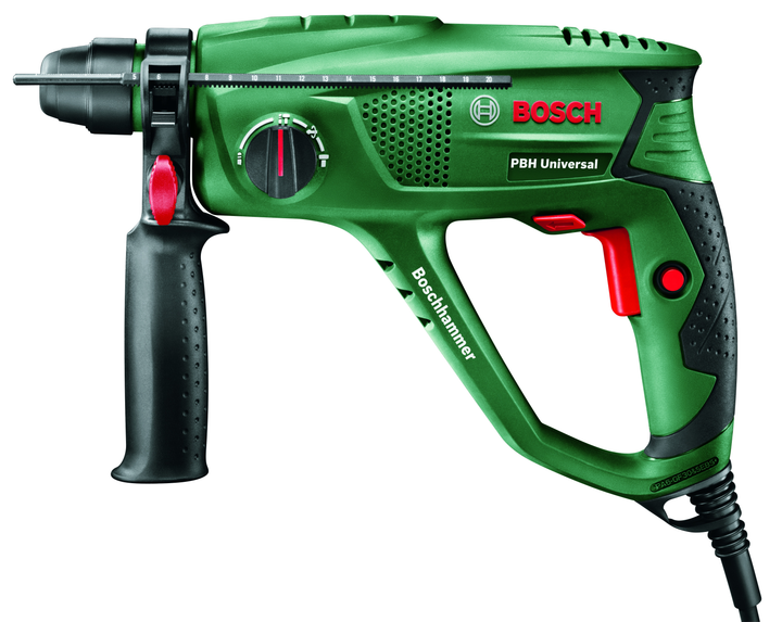 Перфоратор Bosch PBH 2100 RE + 2 свердла і 2 зубила (06033A9302) - зображення 5