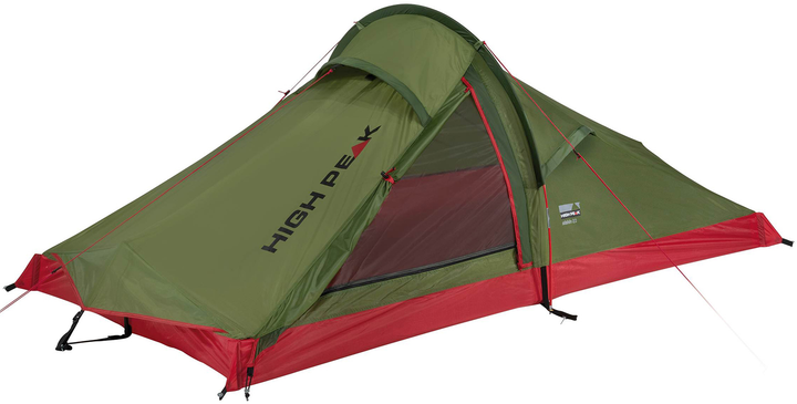 Намет High Peak Siskin 2.0 LW Pелено-червоний (4001690103305) - зображення 2