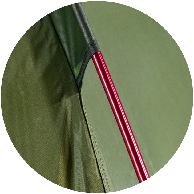 Namiot High Peak Sparrow 2 LW Zielono-czerwony (10187) (4001690101875) - obraz 6