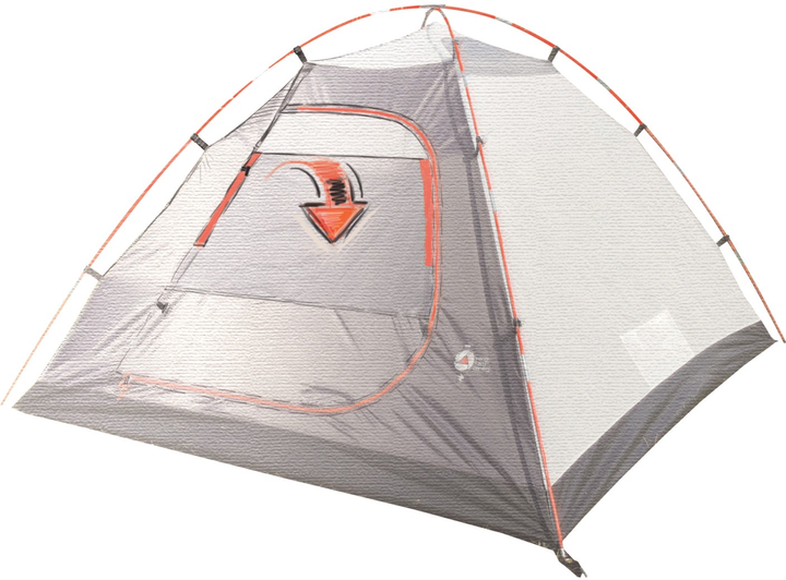 Namiot trzyosobowy High Peak Nevada 3.1 Zielony (4001690103510) - obraz 11