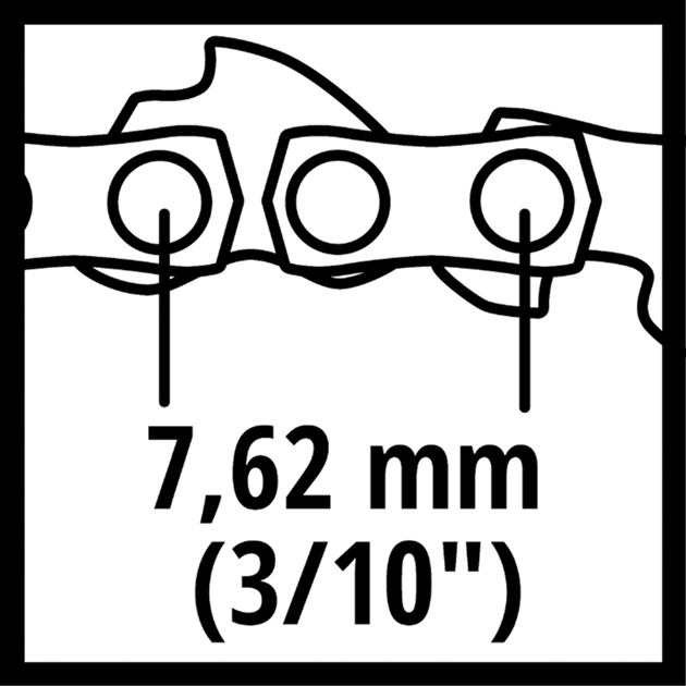 Łańcuch Einhell 15 cm 1.0 mm 28T 7.62 mm do GE-PS 18/15 Li BL (4500174) - obraz 3