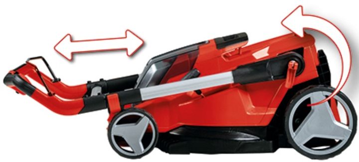 Газонокосарка акумуляторна Einhell X-Change RASARRO 36/42 2x5.2 Аг (3413272) - зображення 9