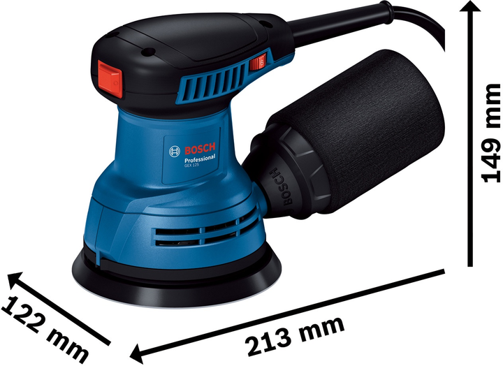 Szlifierka mimośrodowa Bosch GEX 125 (06013A8020) - obraz 4