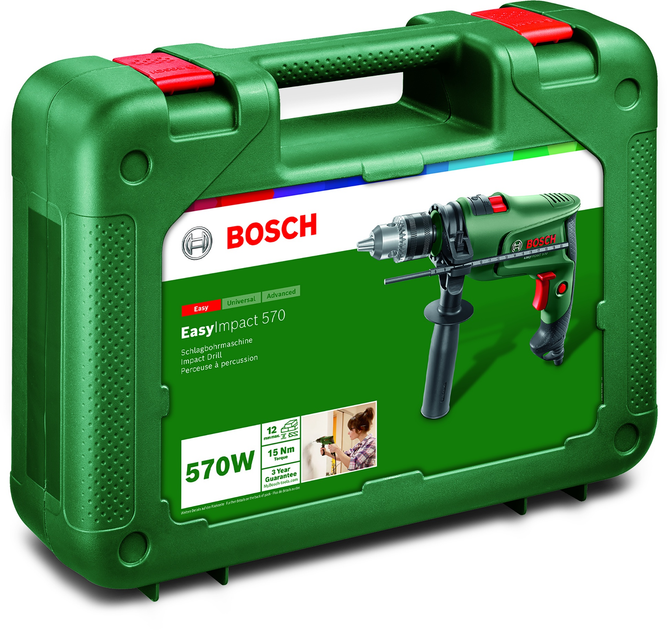 Дриль ударний Bosch EasyImpact 570 + кейс (0603133220) - зображення 3