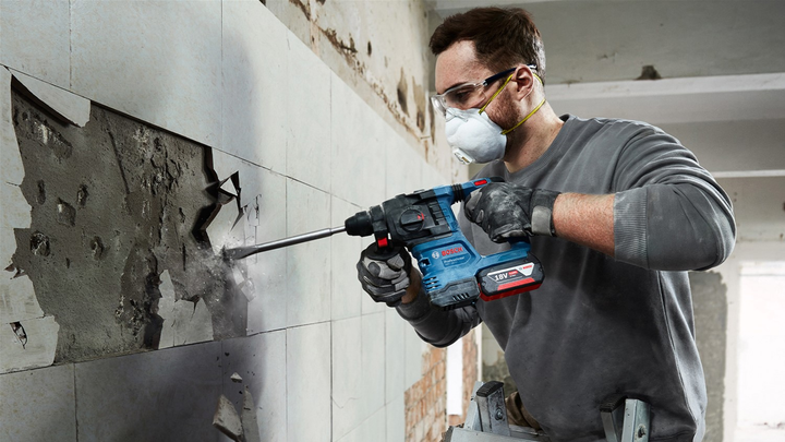 Akumulatorowy młot udarowo-obrotowy z uchwytem SDS plus Bosch Professional GBH 185-LI (0611924020) - obraz 7