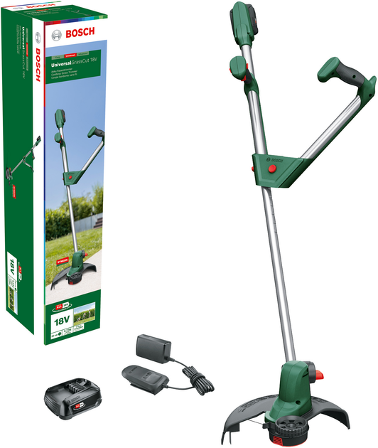Akumulatorowa podkaszarka do trawy Bosch UniversalGrassCut 18V-260 1 x akumulator 2.0 Ah/Ładowarka (06008C1D03) - obraz 1