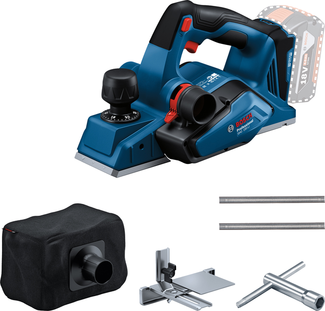 Strugi akumulatorowe Bosch Professional GHO 185-LI (06015B5021) - obraz 3