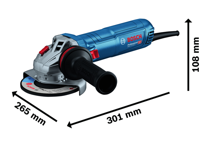 Кутова шліфувальна машина Bosch Professional GWS 12-125 S (06013A6020) - зображення 8