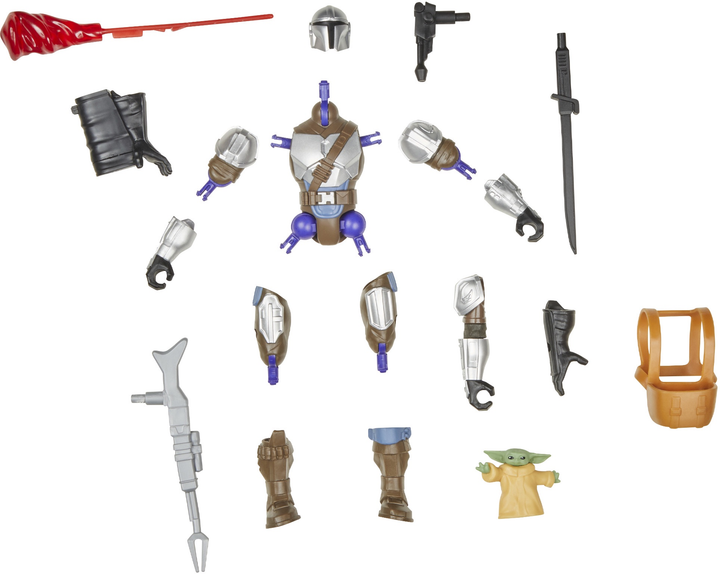 Figurka Hasbro MixMashers Star Wars Mandalorian i Grogu 12 cm (F9481_G0300) - obraz 3