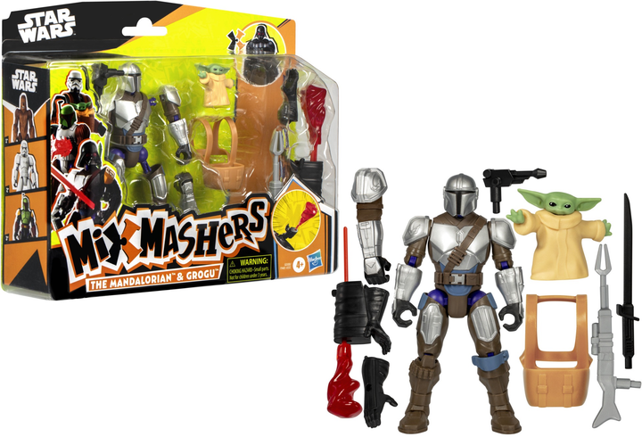 Figurka Hasbro MixMashers Star Wars Mandalorian i Grogu 12 cm (F9481_G0300) - obraz 4