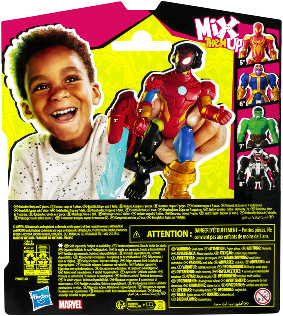 Figurka Hasbro MixMashers Spider-Man Miles Morales (F9205_F9214) - obraz 6