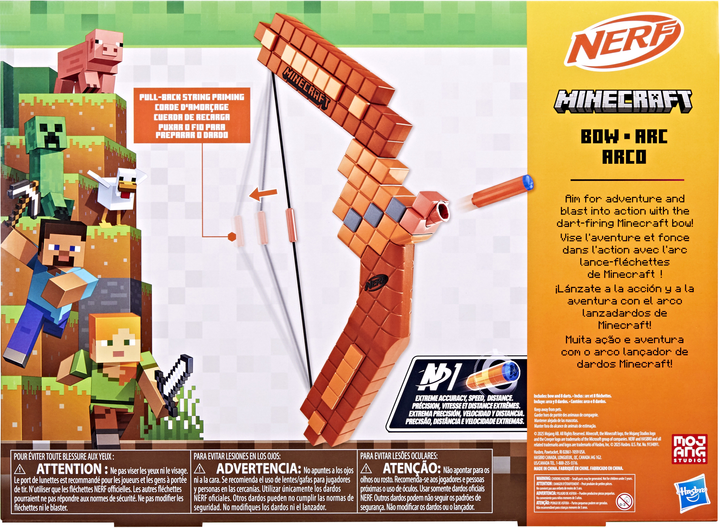 Іграшковий лук Hasbro Nerf Minecraft (G1120_7) - зображення 8