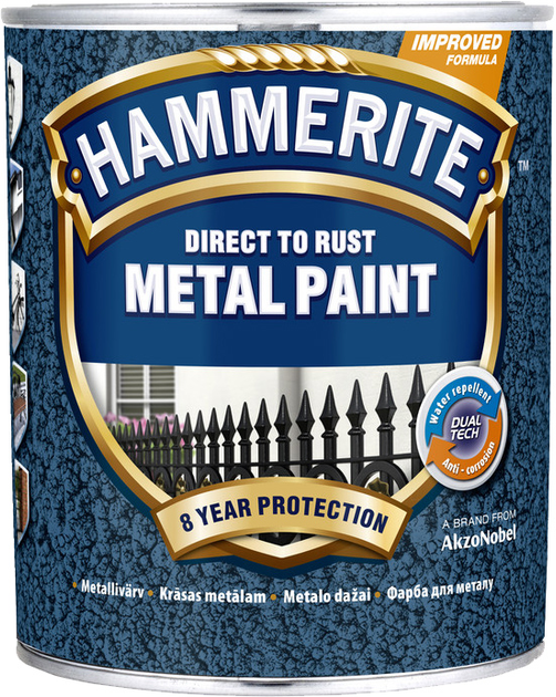 Фарба Hammerite Metal Paint Hammered молоткова мідна алкідна фарба для металу 0.75 л (5093361) - зображення 1