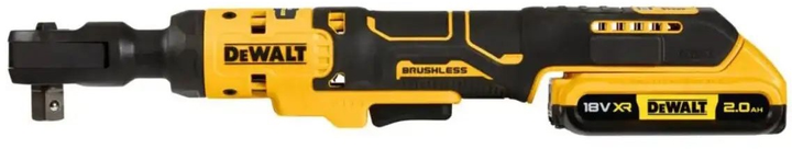 Kątowy klucz udarowy - grzechotka akumulatorowy bezszczotkowy DeWALT DCF512D1 - obraz 3
