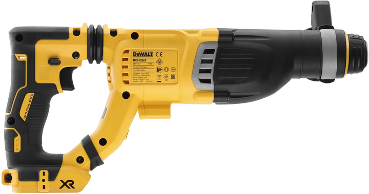 Перфоратор акумуляторний безщітковий DeWalt SDS-Plus DCH263NK без акумулятора та зарядного пристрою - зображення 4