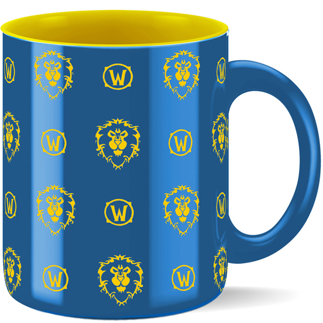 Kubek Blizzard WORLD OF WARCRAFT Wzór Alliance 325 ml (FWWMUG24BKAll0001) - obraz 2