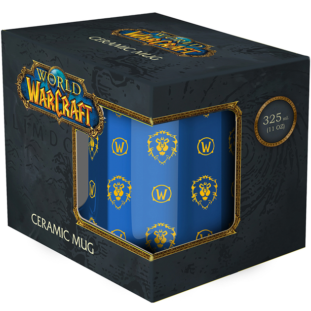 Kubek Blizzard WORLD OF WARCRAFT Wzór Alliance 325 ml (FWWMUG24BKAll0001) - obraz 4