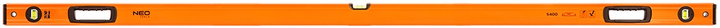 Poziomnica aluminiowa NEO Tools S 400 200 cm 71-147 (5906692014675) - obraz 1