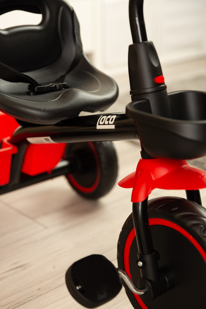 Rower 3-kołowy Caretero Loco Czerwony TOYZ-0350 (5908310391298) - obraz 12